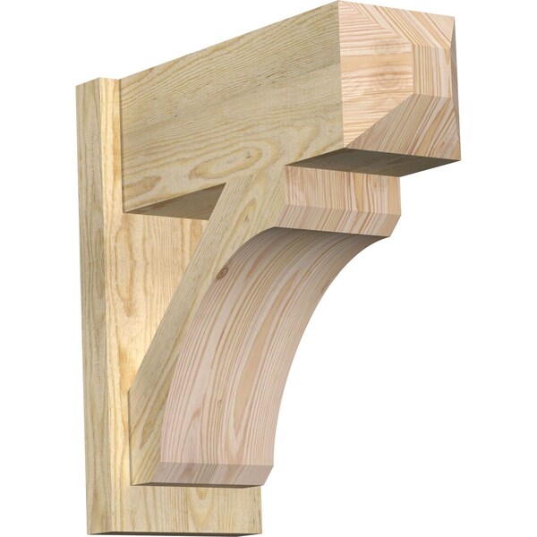 Ekena Millwork Legacy Craftsman Rough Sawn Outlooker, Douglas Fir, 8"W x 20"D x 20"H OUT08X20X20LEC04RDF - main